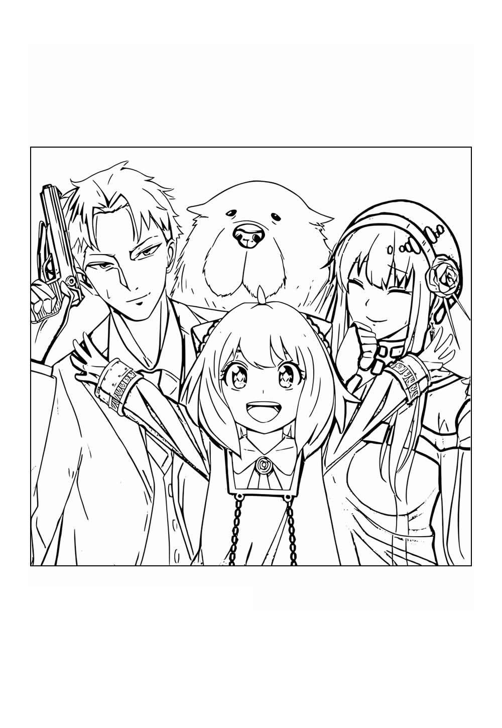 Desenho de Spy x Family