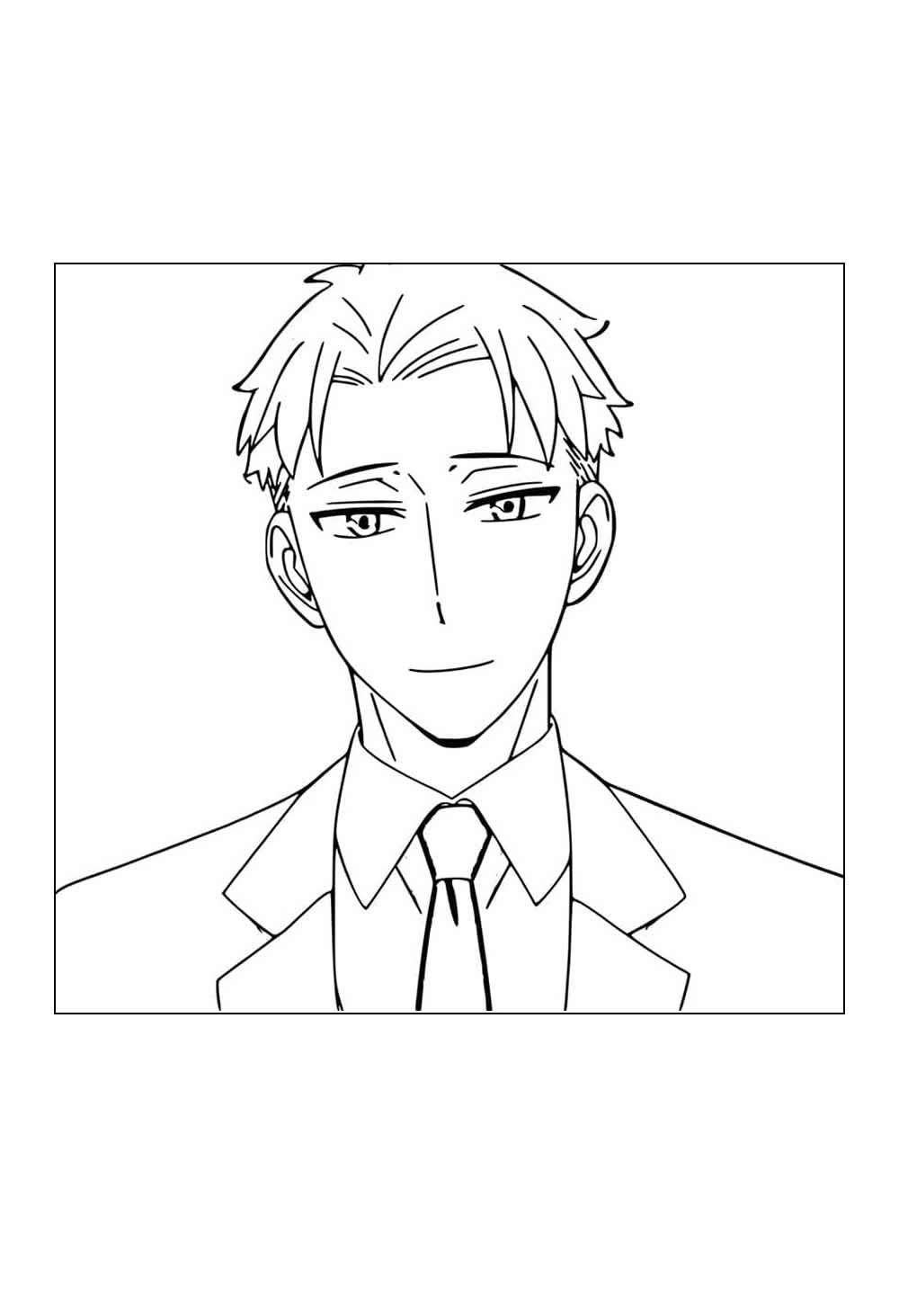 Desenho de Spy x Family para colorir