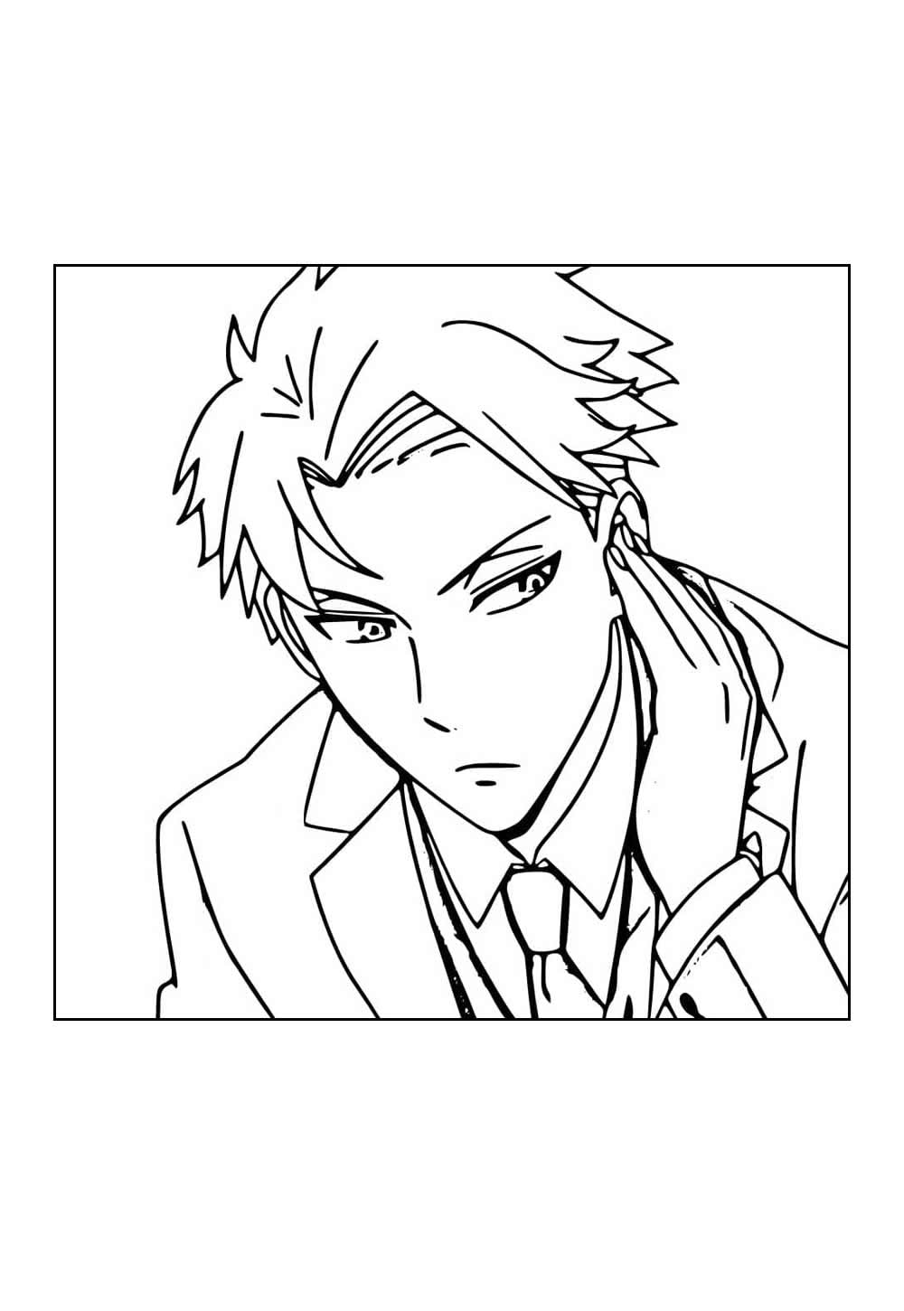 Desenho de Spy x Family para colorir