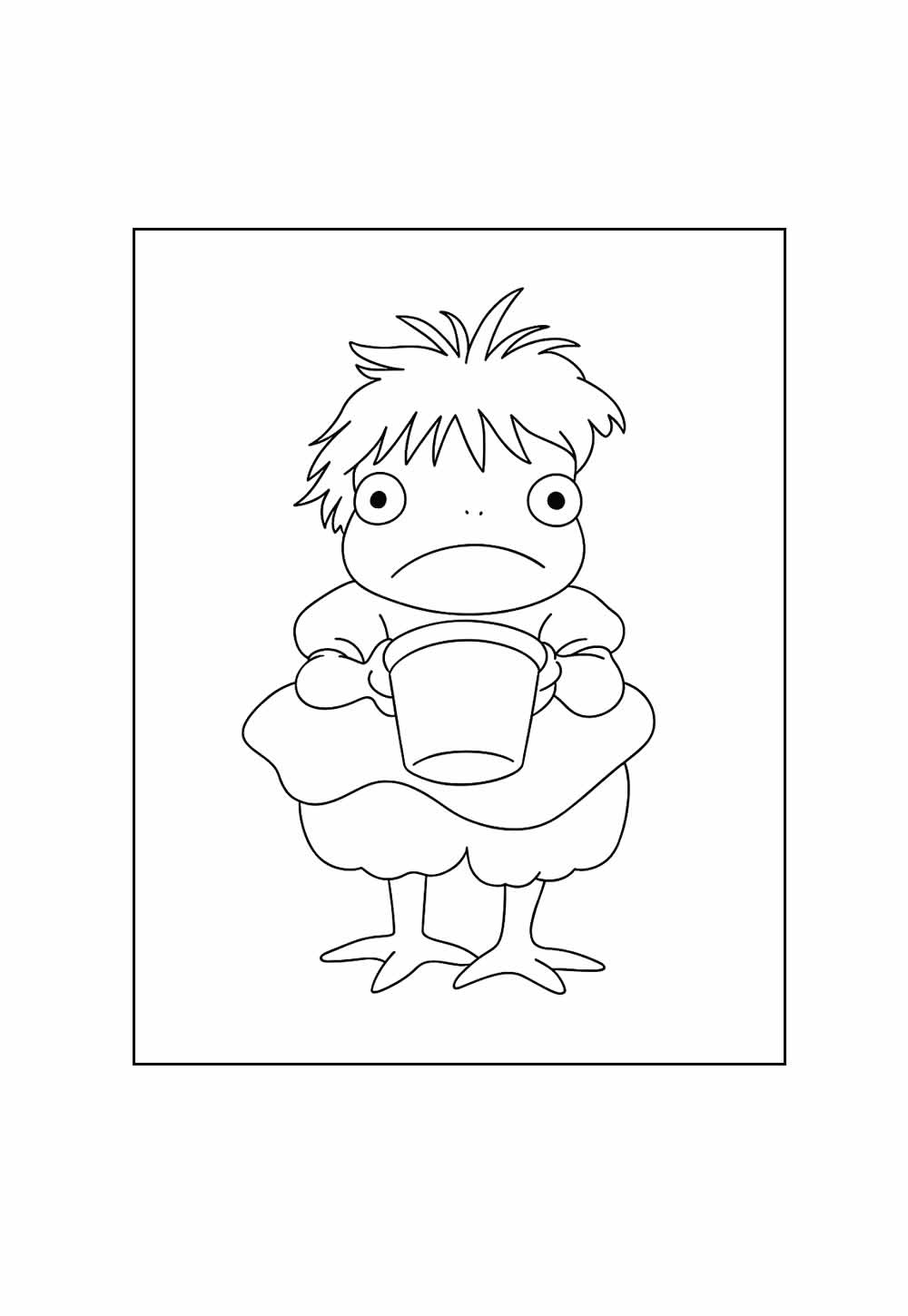 Desenho do Pororo para colorir