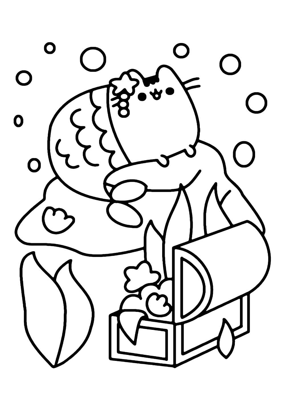 Pusheen Colorir Desenho
