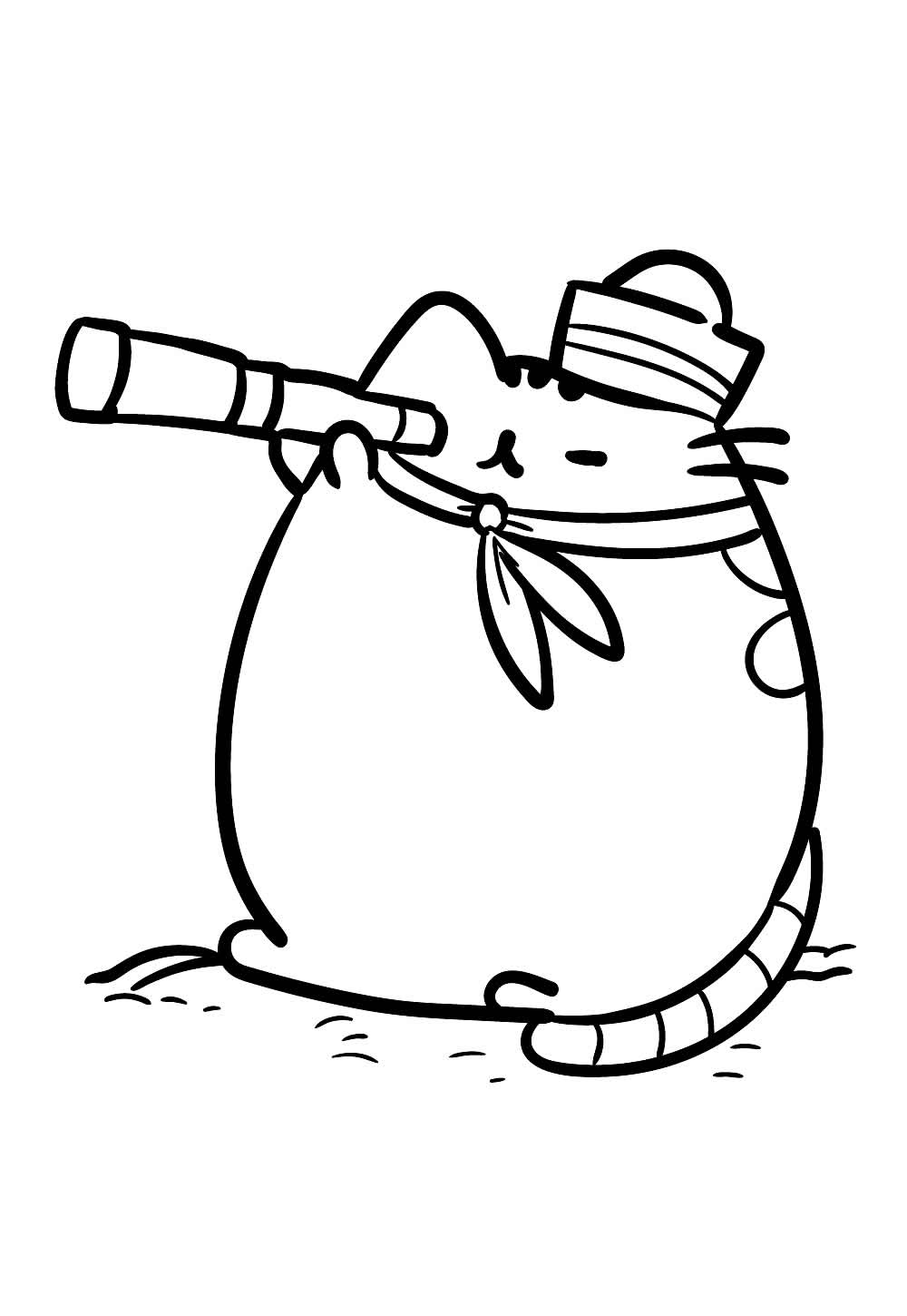 Desenho de Pusheen Colorir