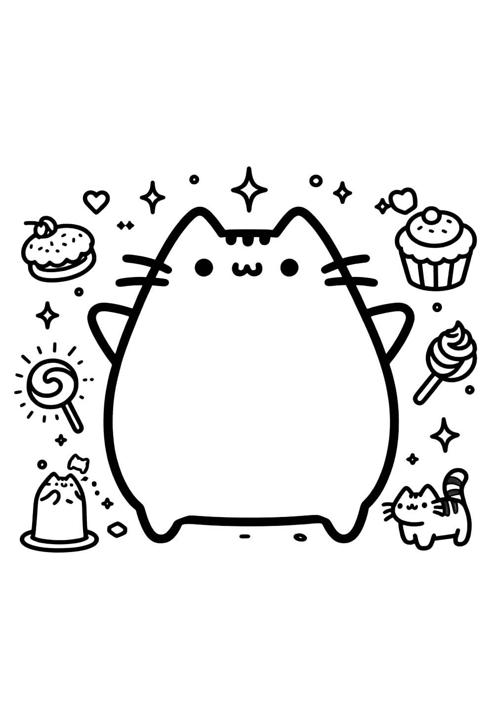 Pusheen Colorir