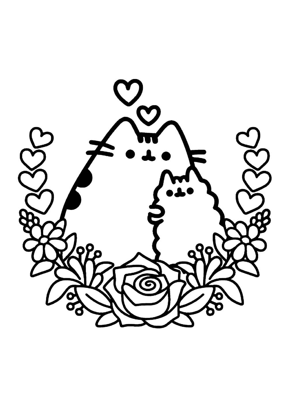 Pusheen Colorir Desenho