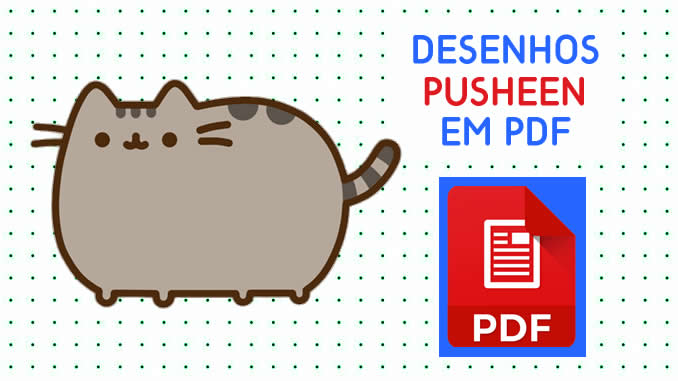 Desenhos da Pusheen em PDF