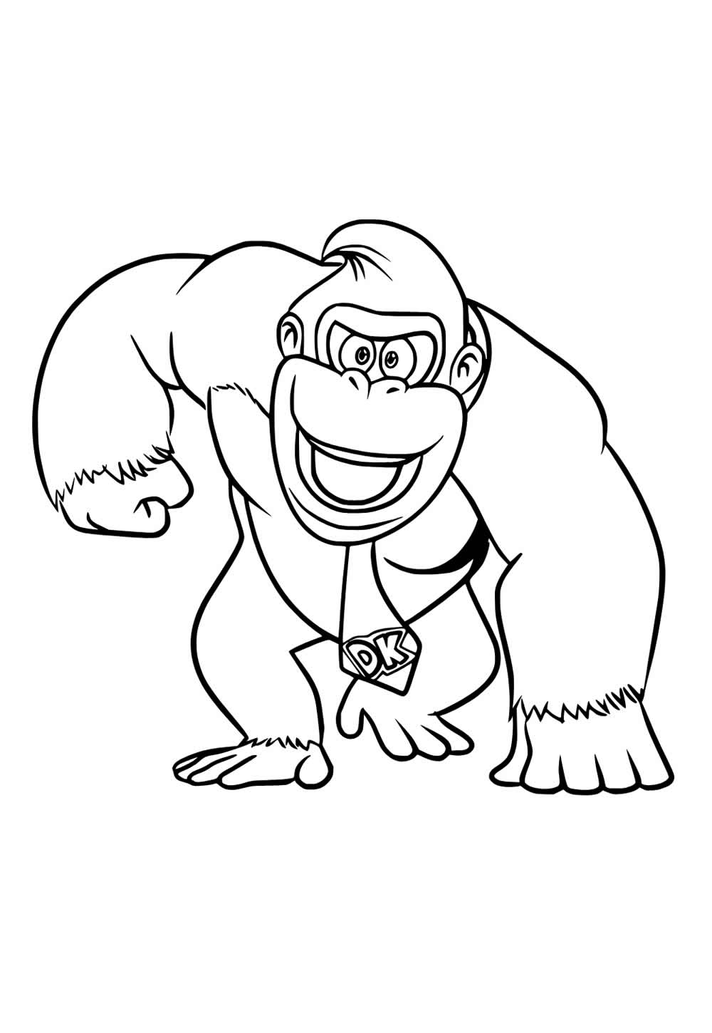 Desenho Donkey Kong Colorir