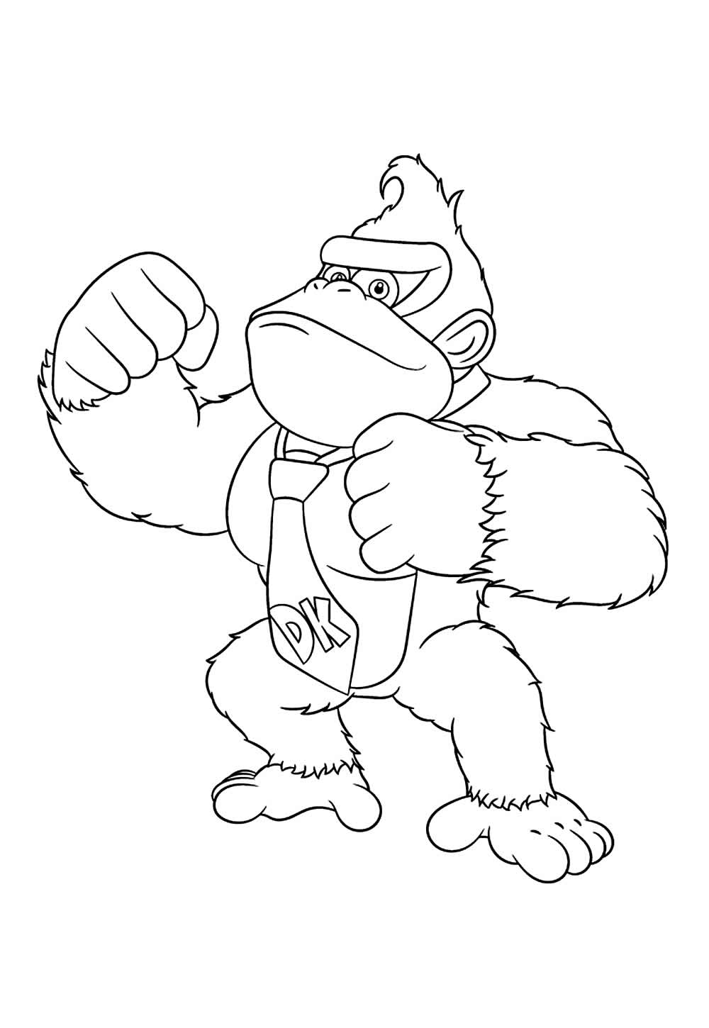 Desenho Donkey Kong Colorir