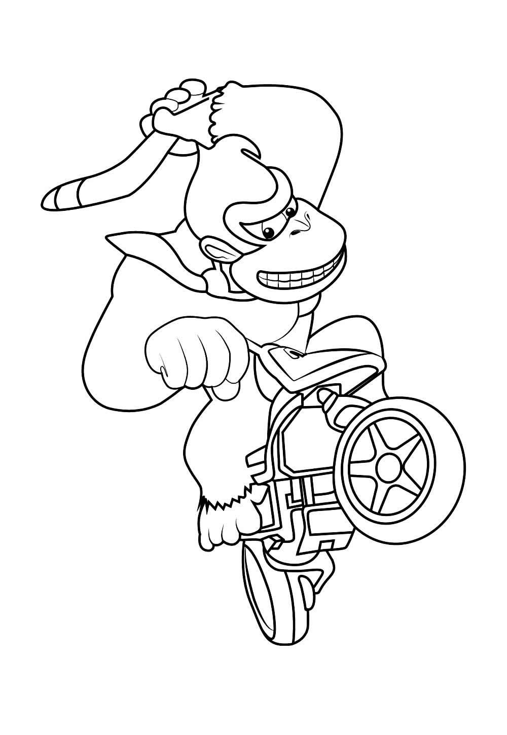 Desenho Donkey Kong Colorir