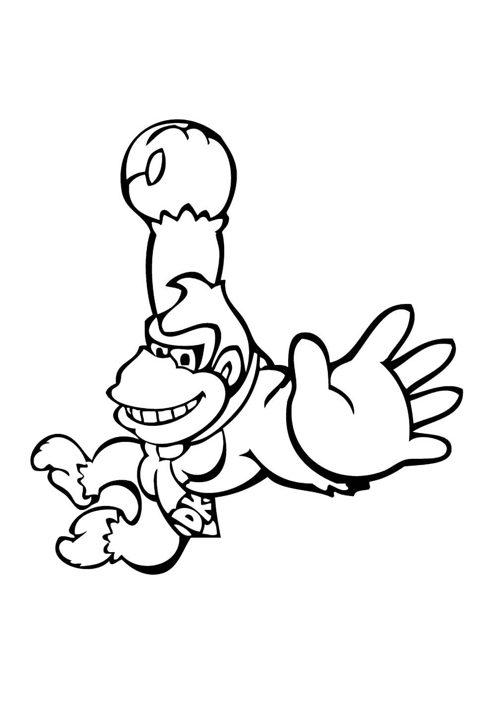 Desenho Donkey Kong Colorir