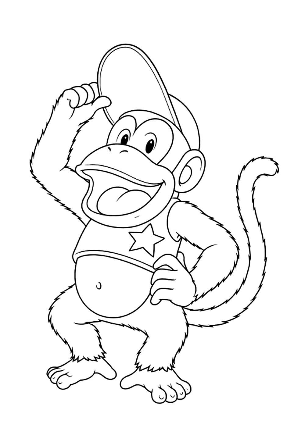 Desenho Donkey Kong Colorir