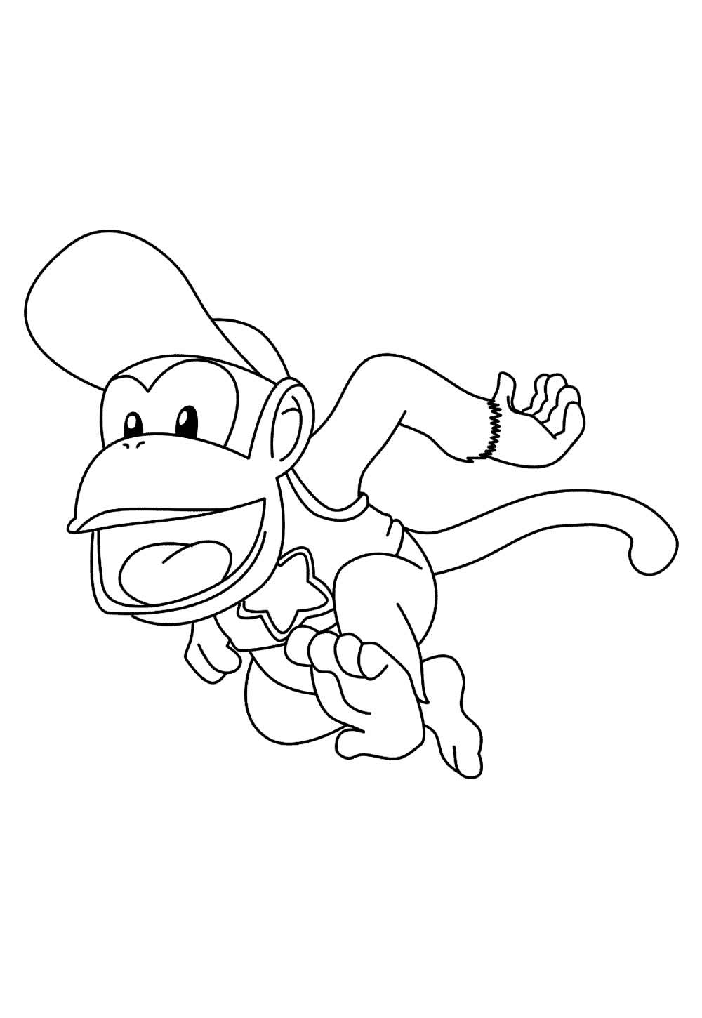 Desenho Donkey Kong Colorir