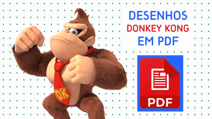 Desenhos do Donkey Kong em PDF
