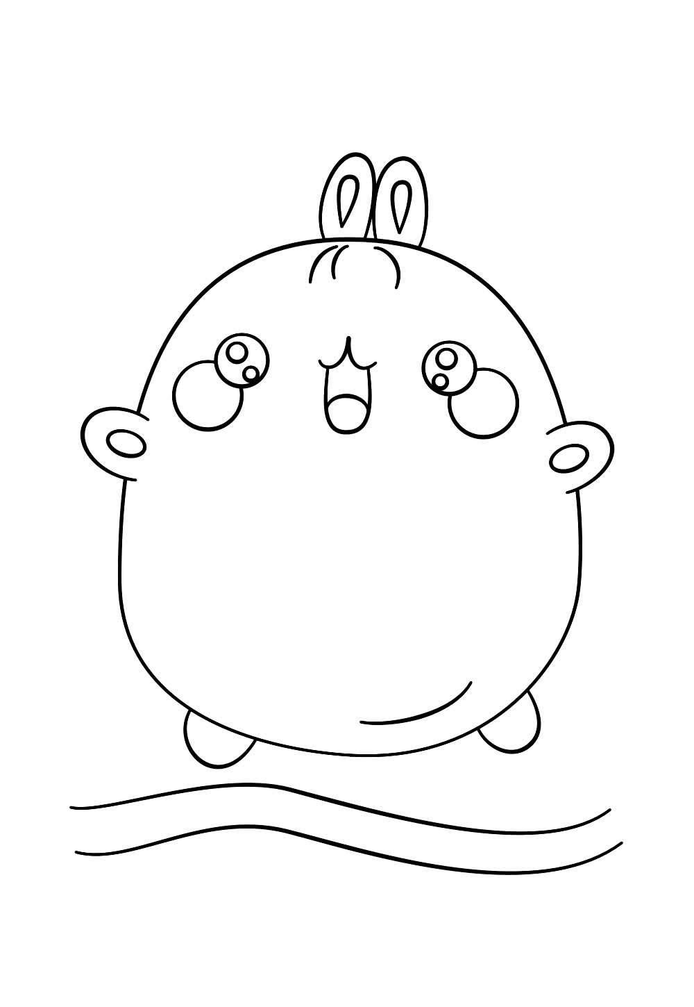 Desenho Molang Colorir