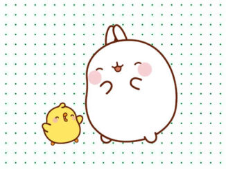 Desenhos de Molang para colorir