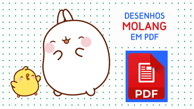 Desenhos de Molang em PDF