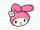 Desenhos de My Melody para colorir