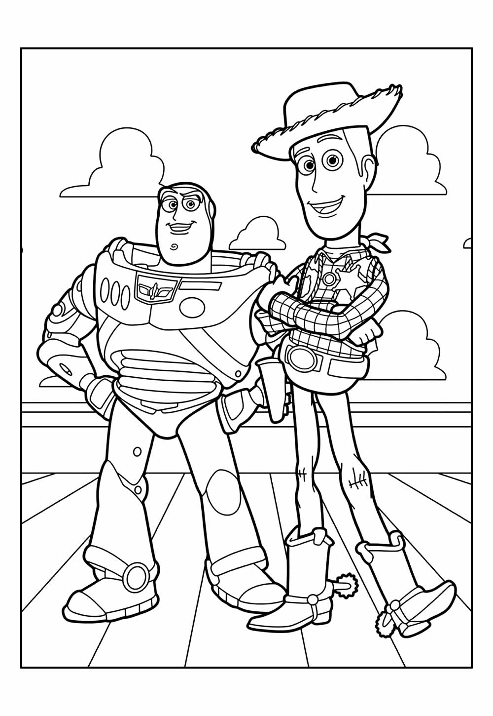 Desenho do Woody