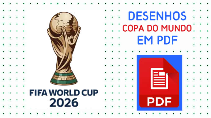 Desenhos da Copa do Mundo em PDF