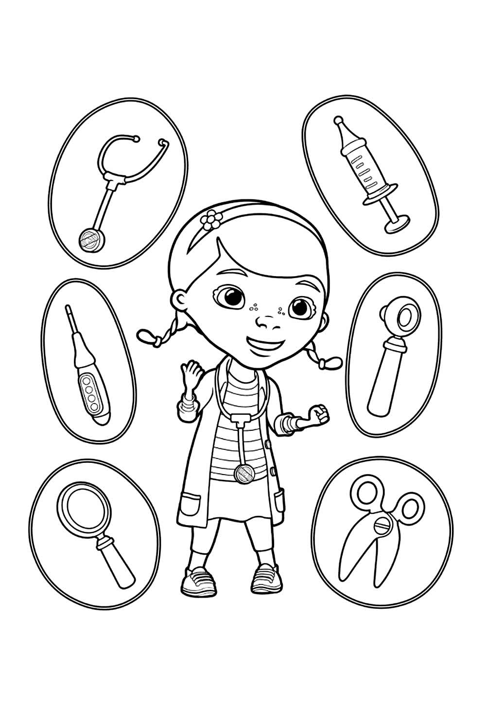Doutora Brinquedos para colorir