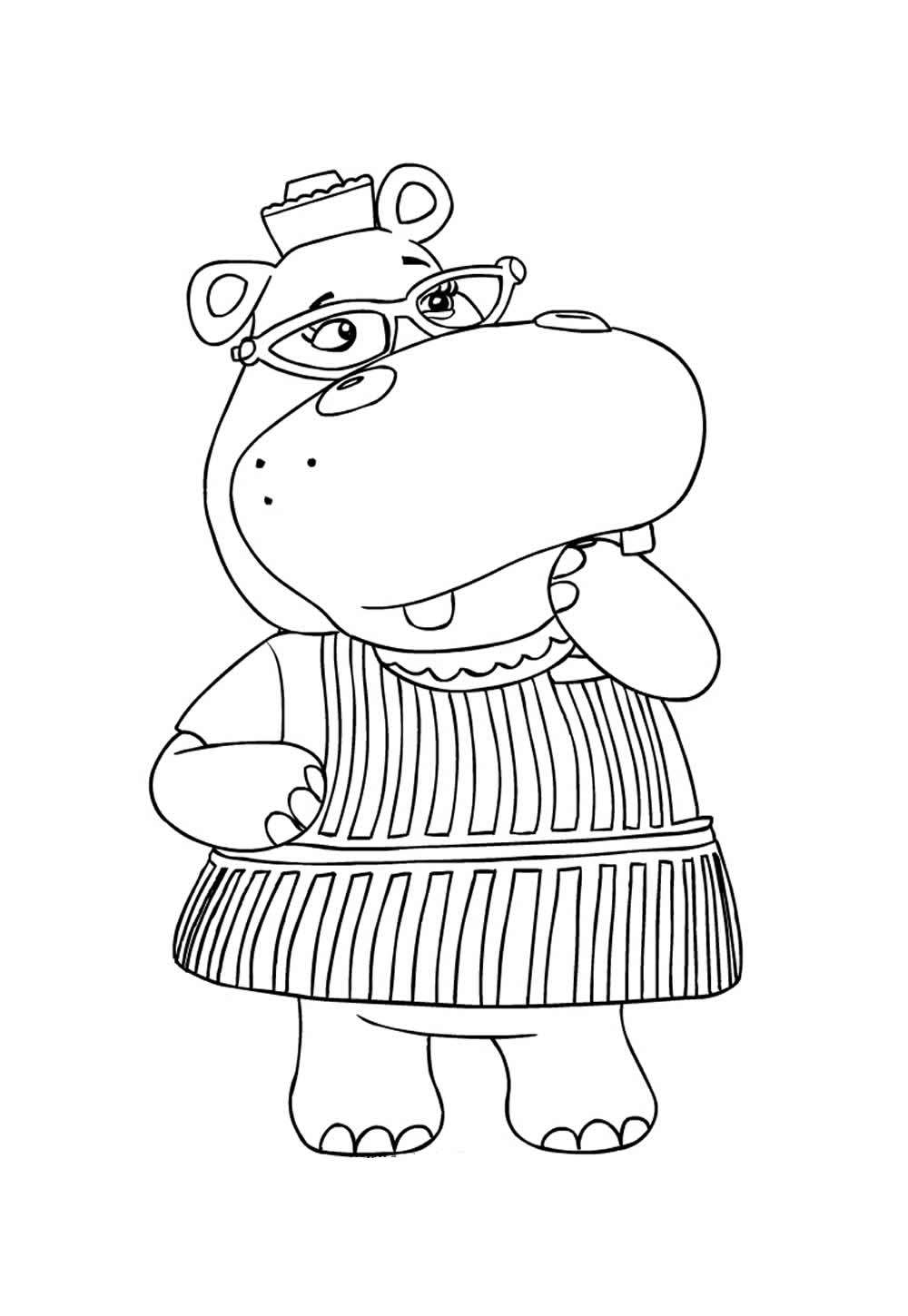Desenho da Doutora Brinquedos para colorir