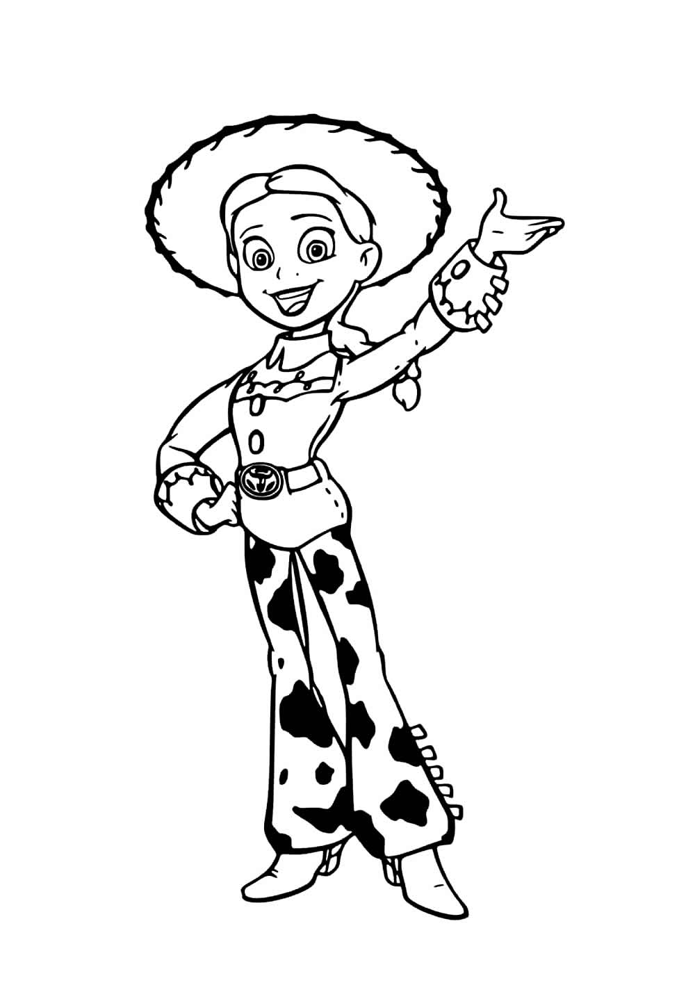 Jessie para colorir