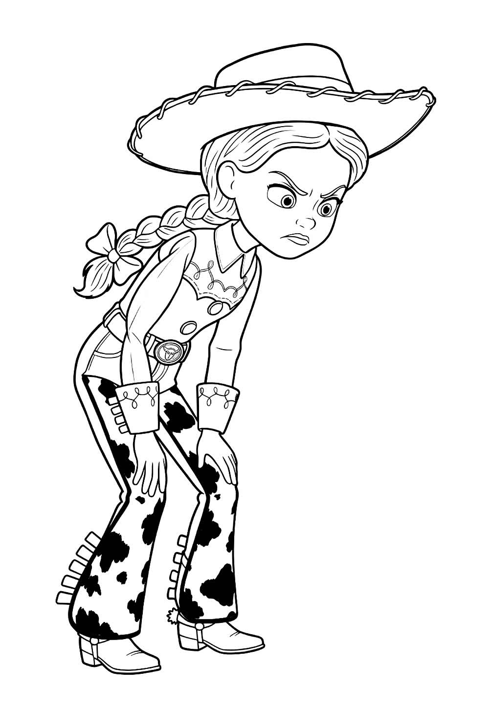 Desenho da Jessie para colorir