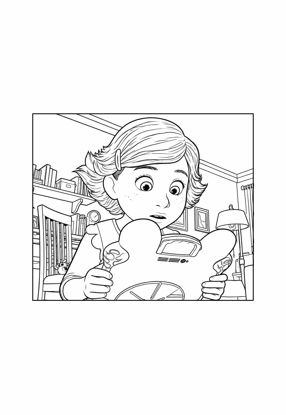 Desenho da Lilypad para colorir