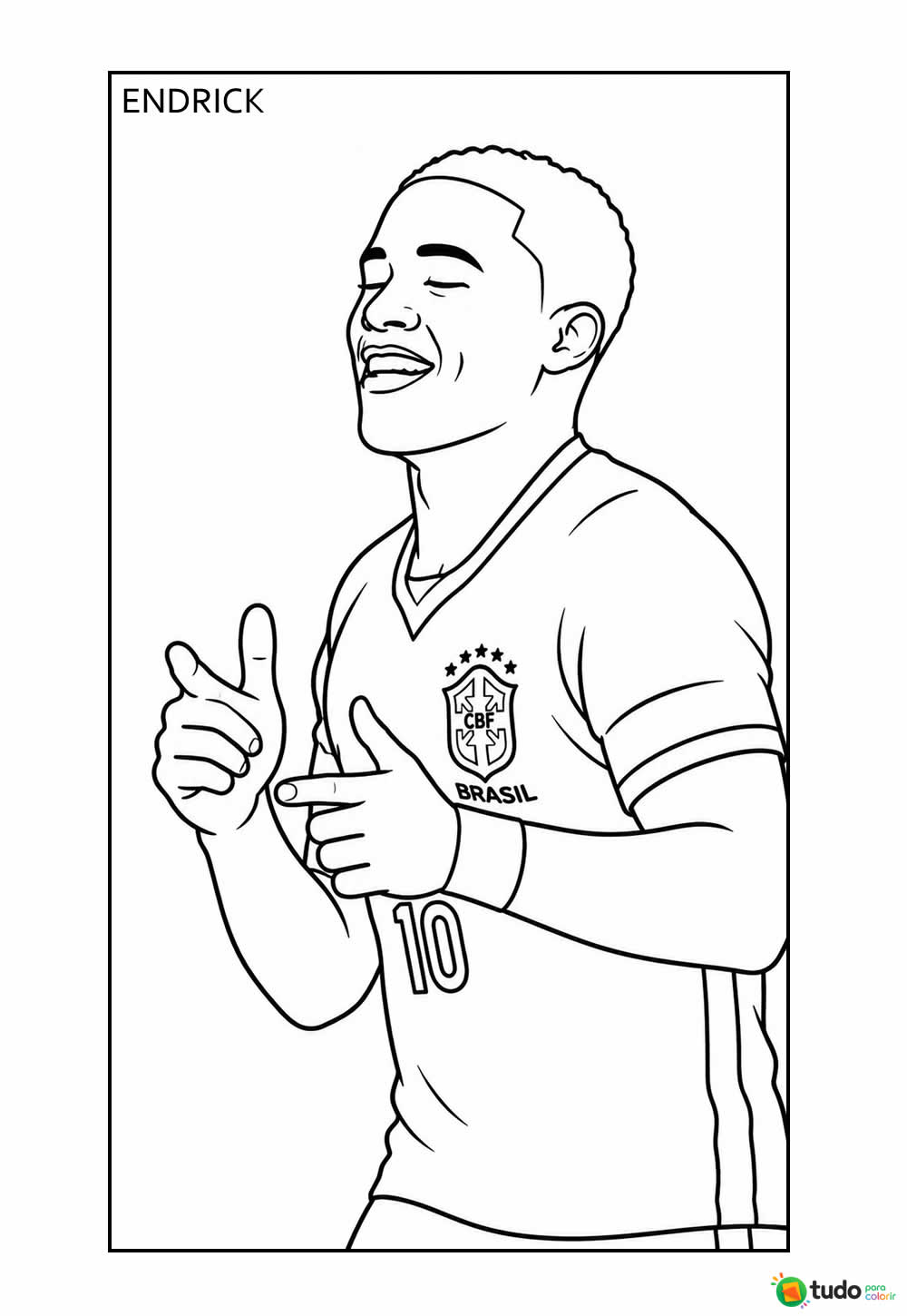 Desenho de Endrick