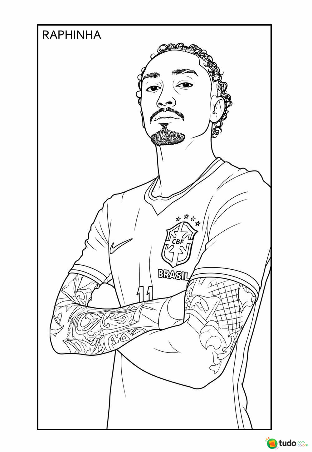 Desenho de Raphinha