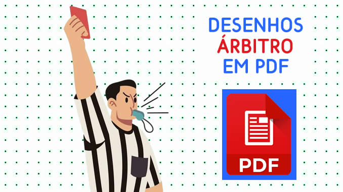 Desenhos de Árbitro de Futebol em PDF