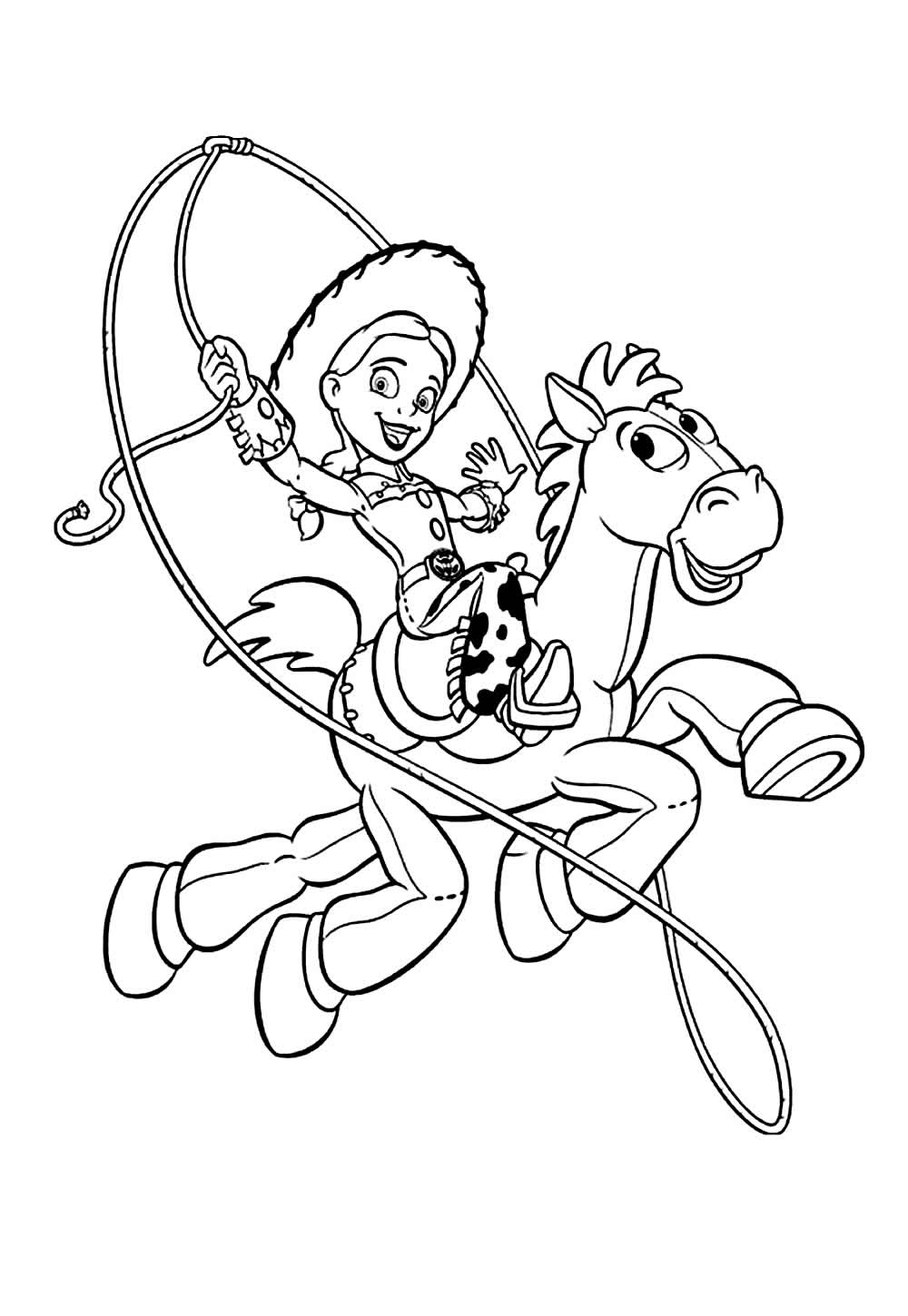 Desenho de Bala no Alvo e Jessie