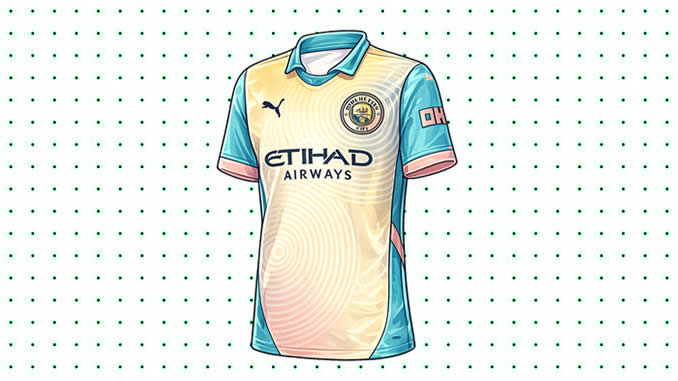 Desenho de Camisas de Time de Futebol para colorir