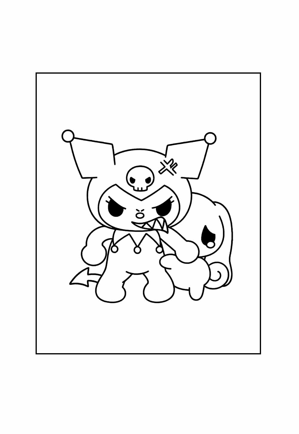 Desenho de Cinnamoroll para colorir