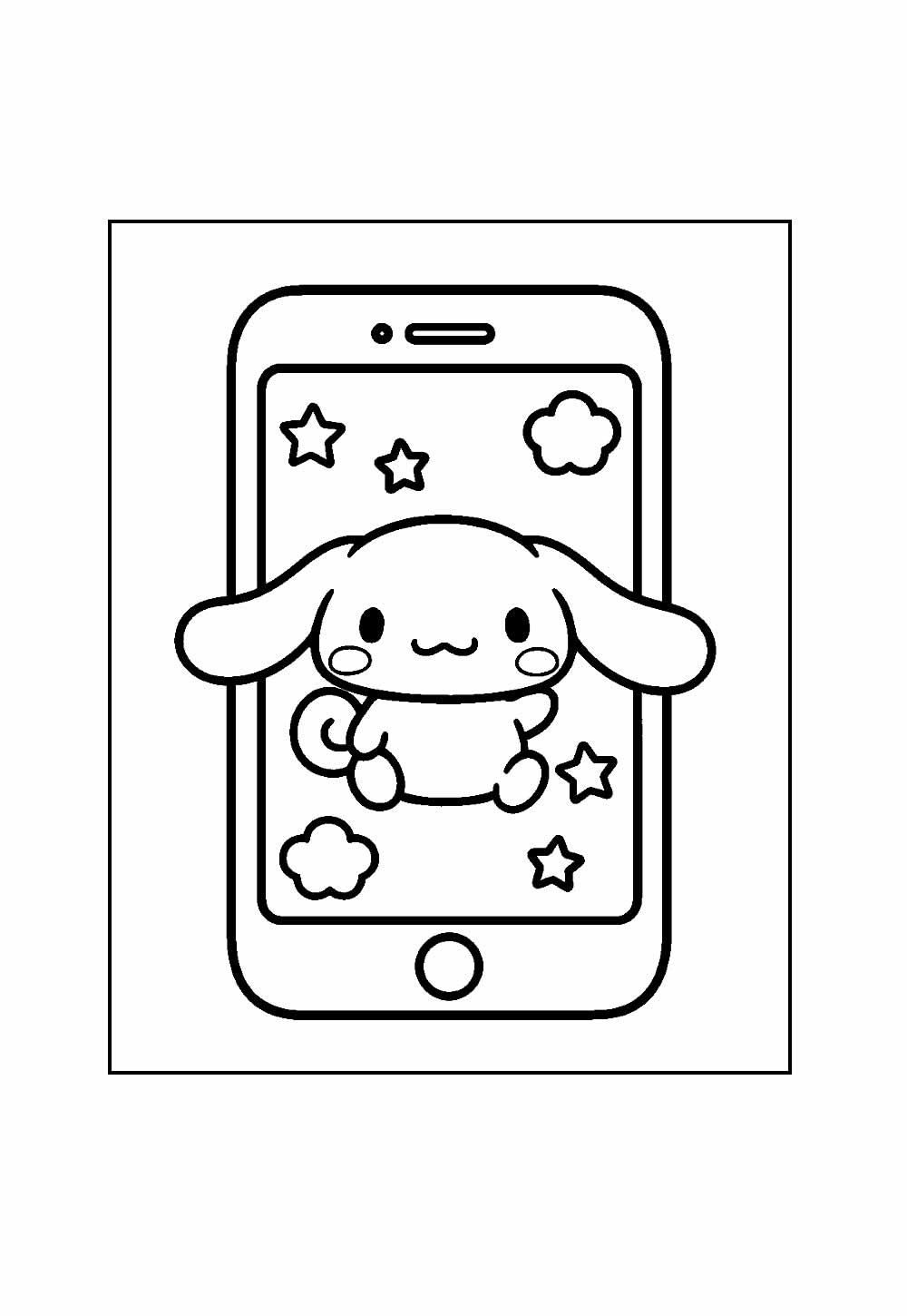 Desenho de Cinnamoroll