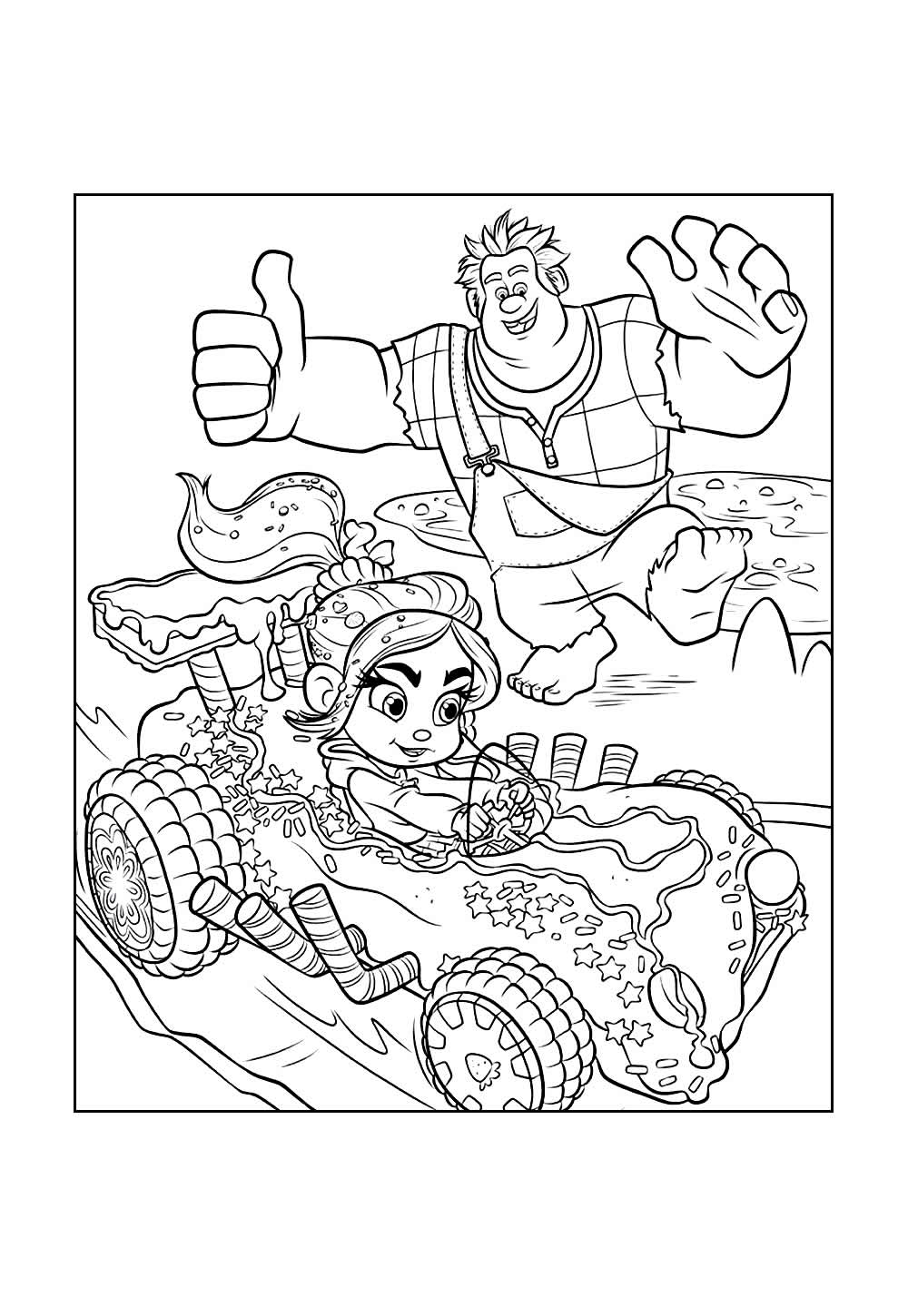 Desenho Corrida Doce