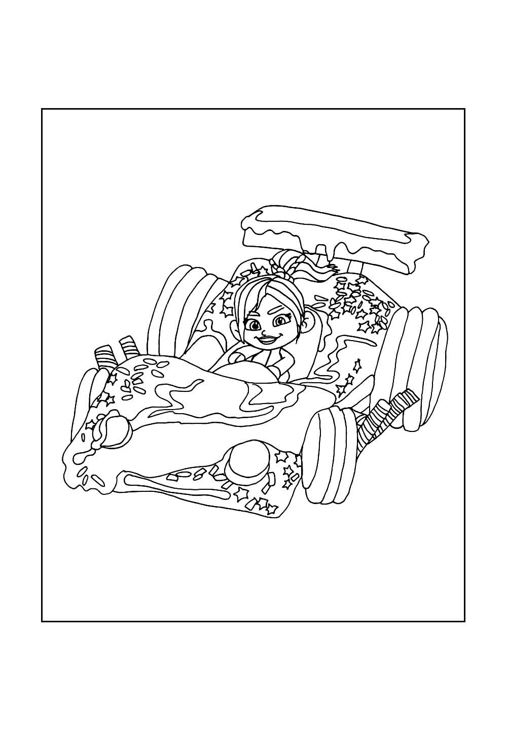 Desenhos Corrida Doce Colorir