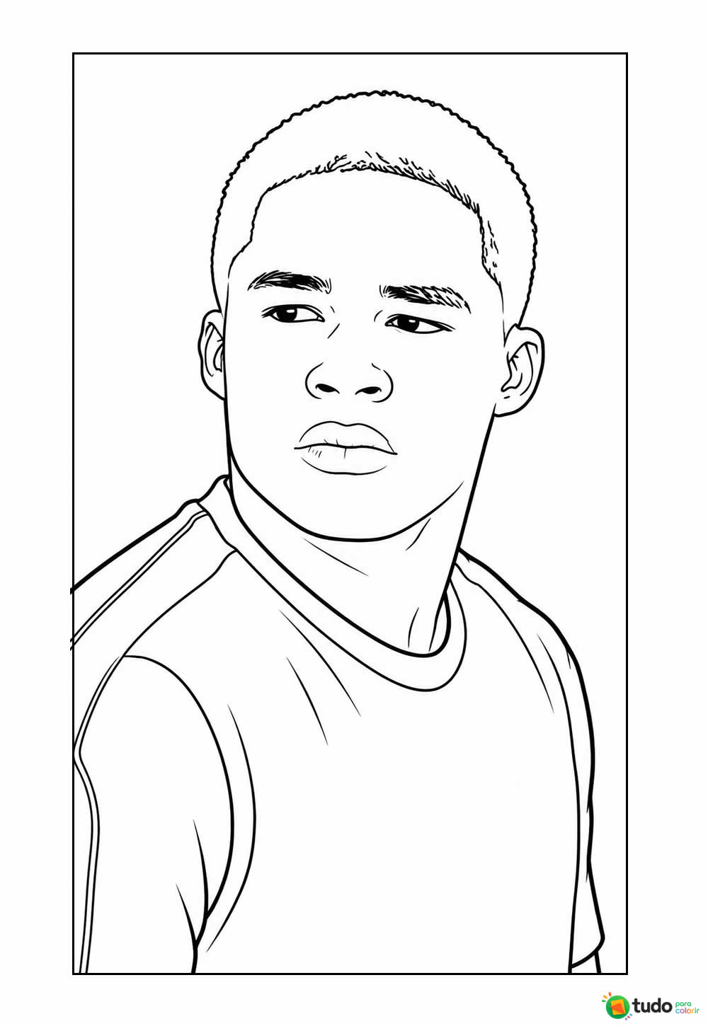 Desenho do Endrick para pintar