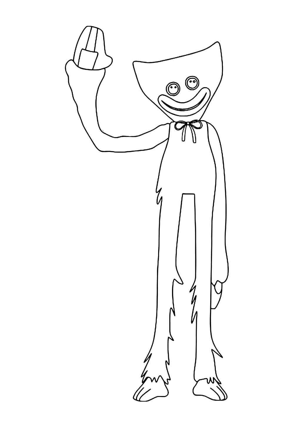 Desenho de Huggy Wuggy