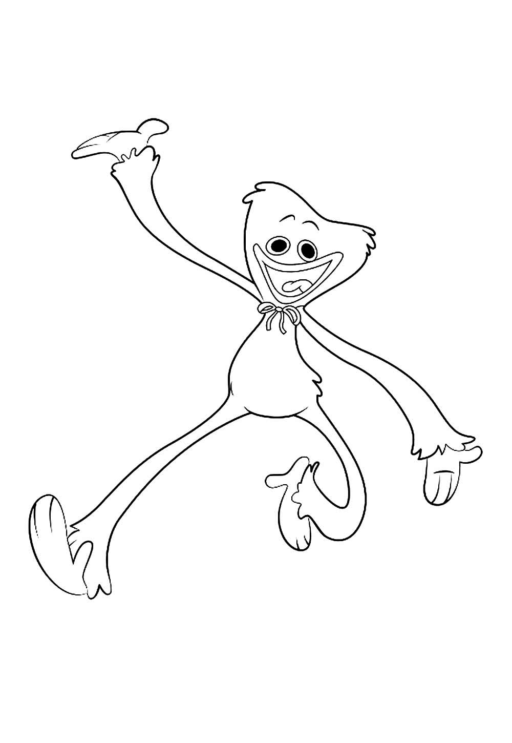 Desenho Huggy Wuggy Colorir