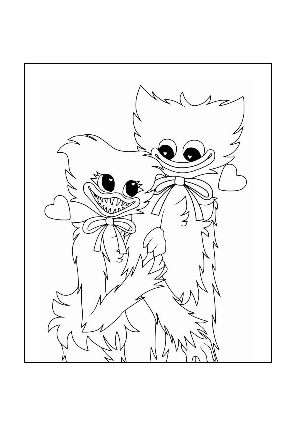 Desenho Huggy Wuggy Pintar