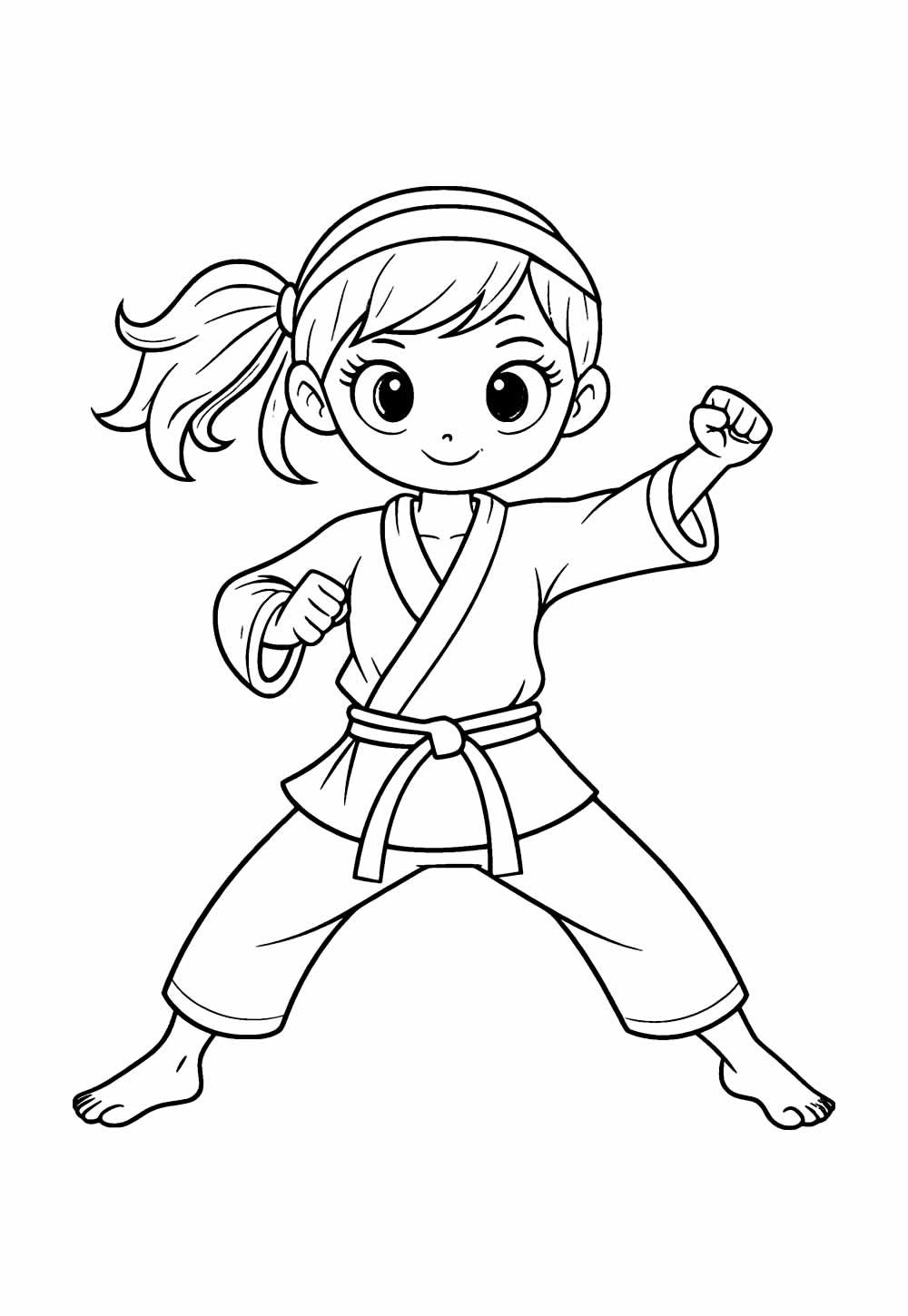 Desenho de Judô