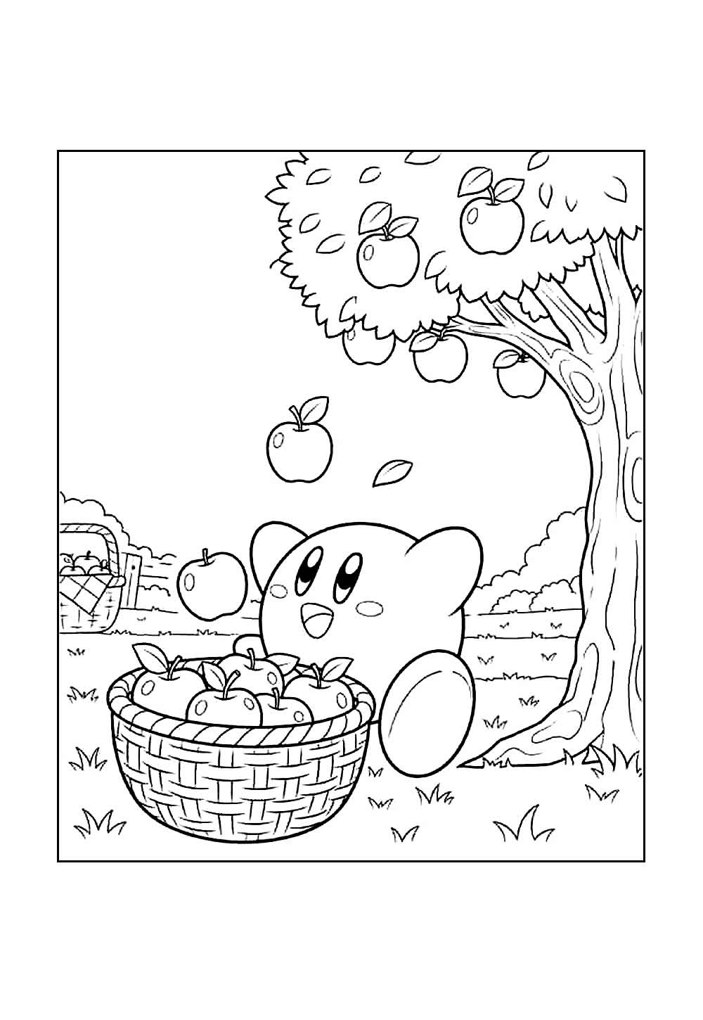 Desenho Kirby Colorir