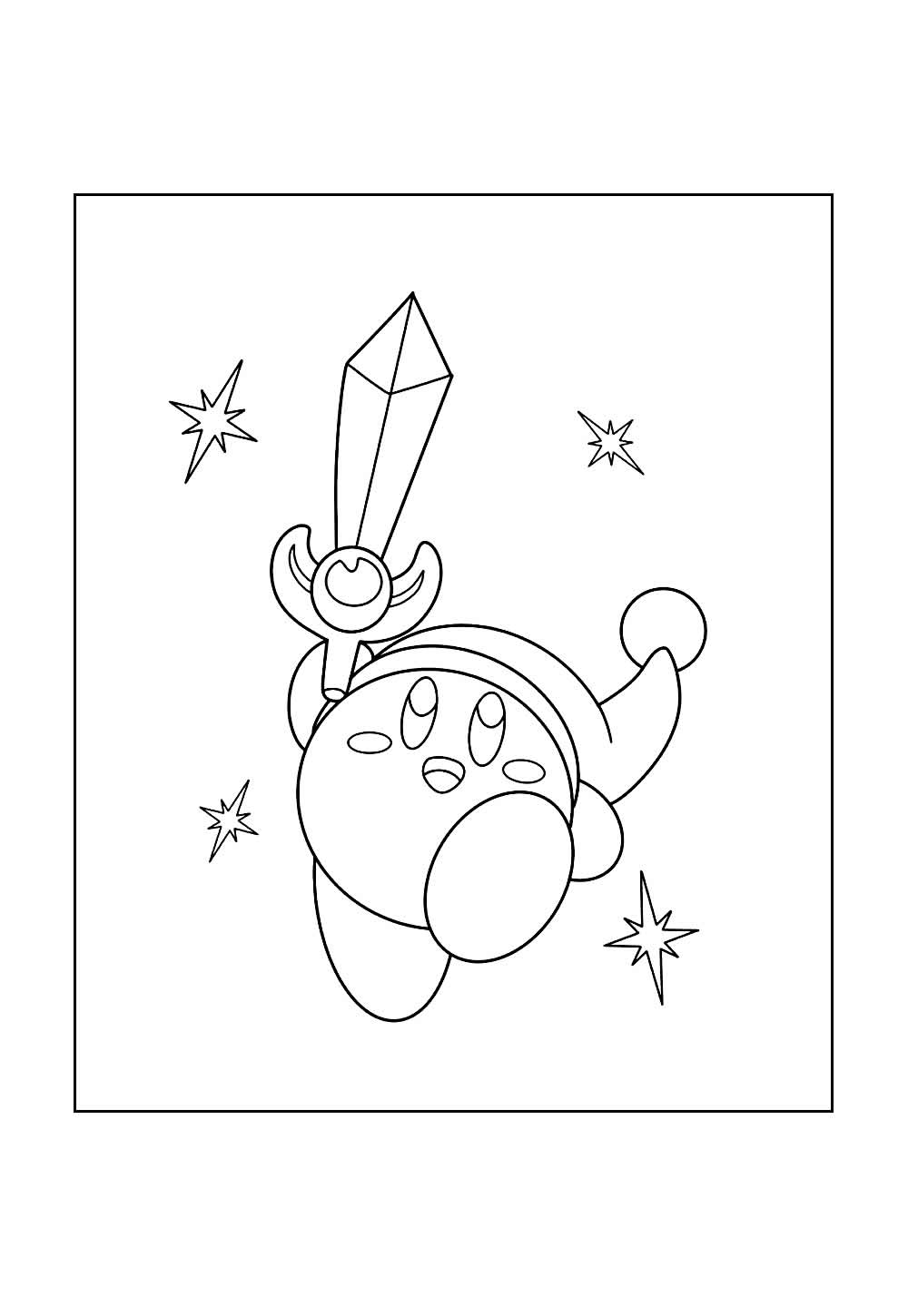 Desenho de Kirby