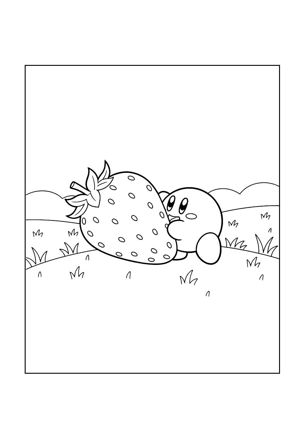 Desenho de Kirby