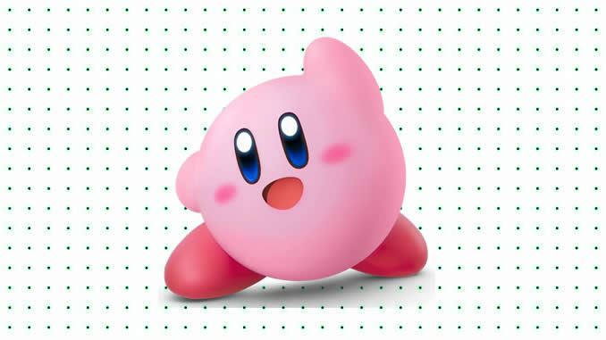 Desenhos do Kirby para colorir