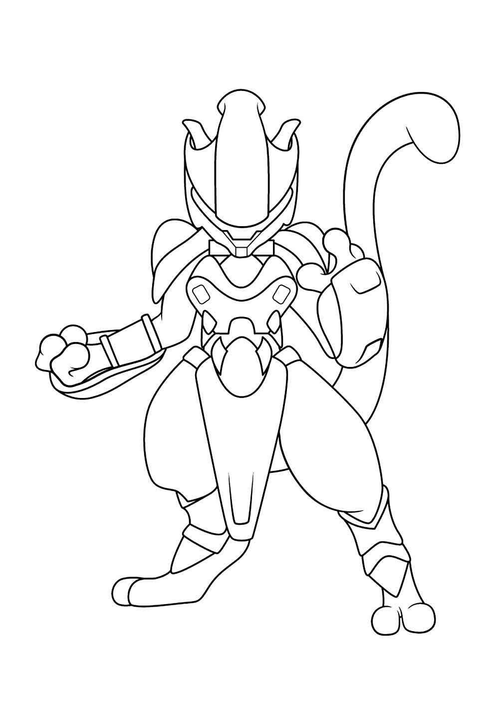 Desenhos do Mewtwo para pintar