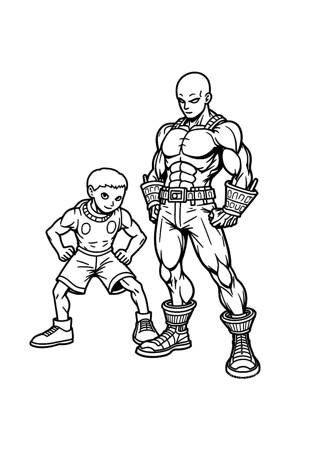 Desenho de One Punch Man