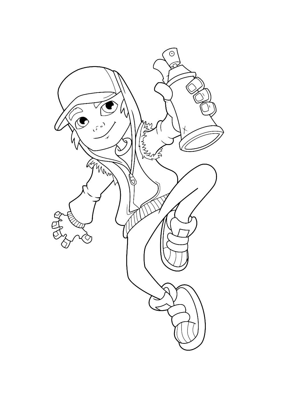 Subway Surfers para colorir