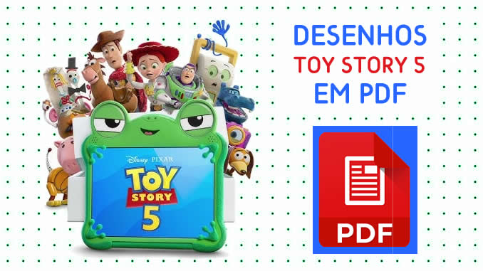 Desenhos de Toy Story 5 em PDF