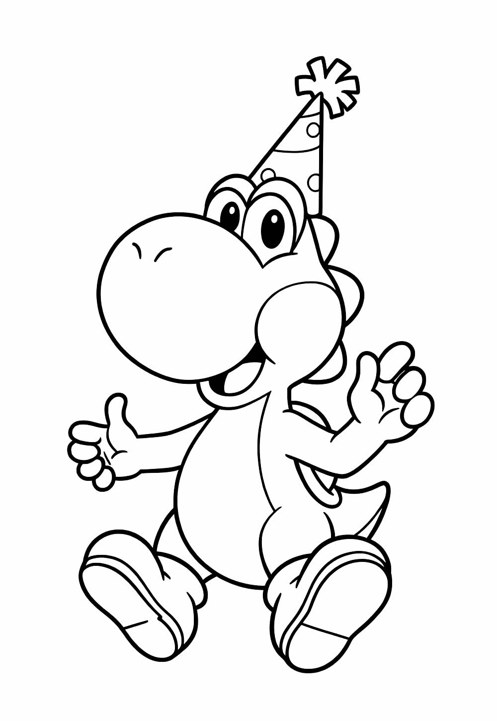 Desenho do Yoshi - Festa